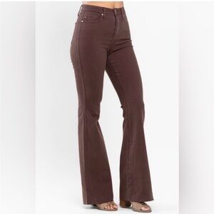 Judy Blue Chocolate Flare Jeans - Sz 5/27